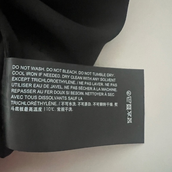 NWT Theory Black Soft Satin & Sheer Dress - Picture 12 of 12